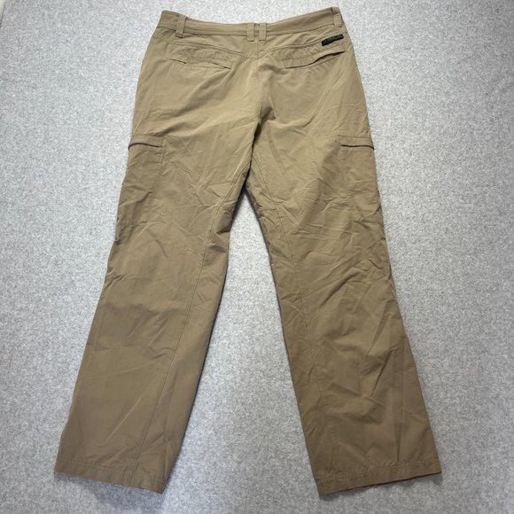 Mountain Hardwear Pants Mens 32x29 Brown Cargo Nylon Outdoor Hiking Straight - Picture 8 of 11
